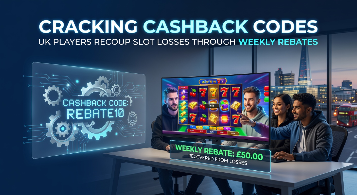 Graph showing weekly cashback rebate growth for UK slot players in 2026, with rising trend line and casino logos