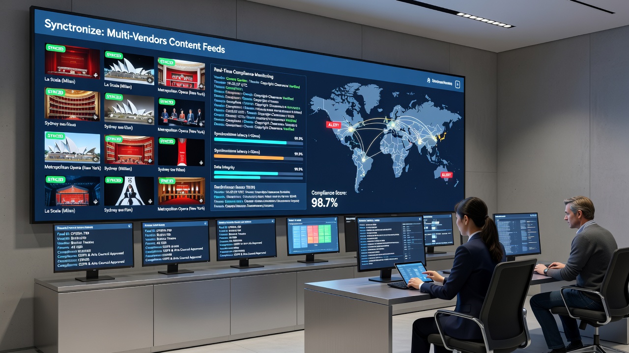 Operator dashboard showing real-time compliance alerts across multiple international jurisdictions