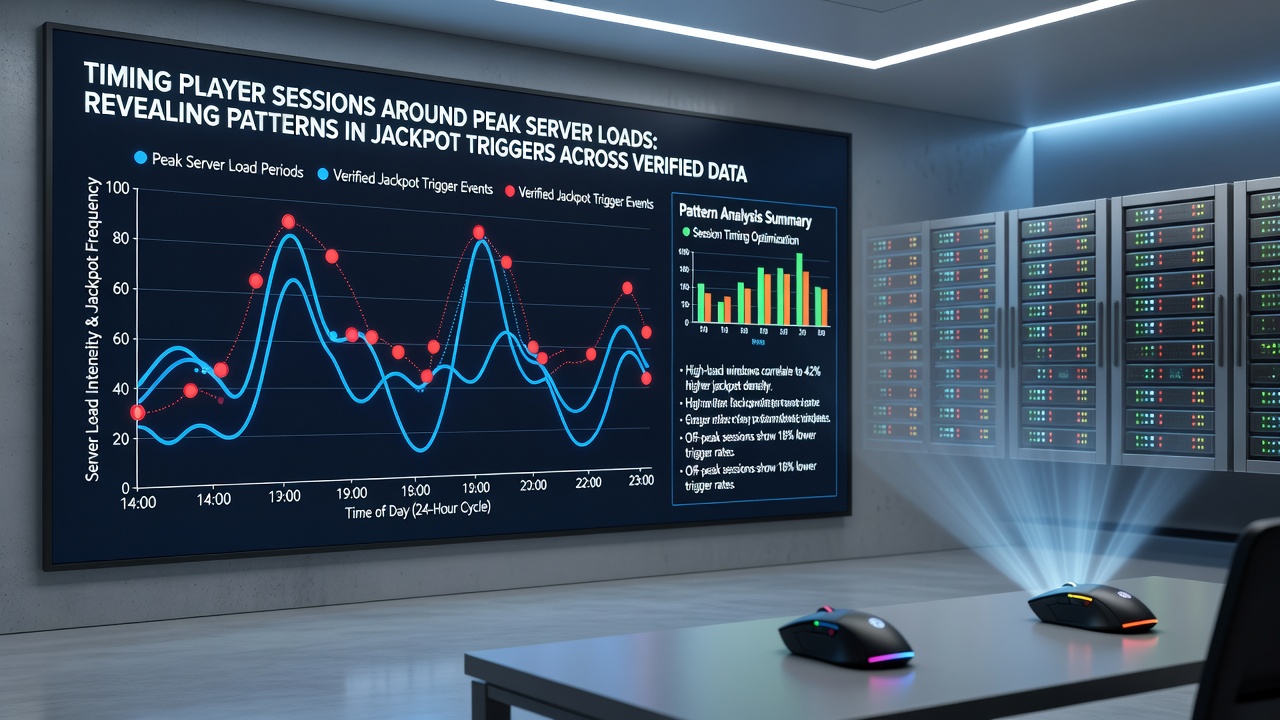 Jackpot trigger frequency mapped against server utilization levels in UK networks